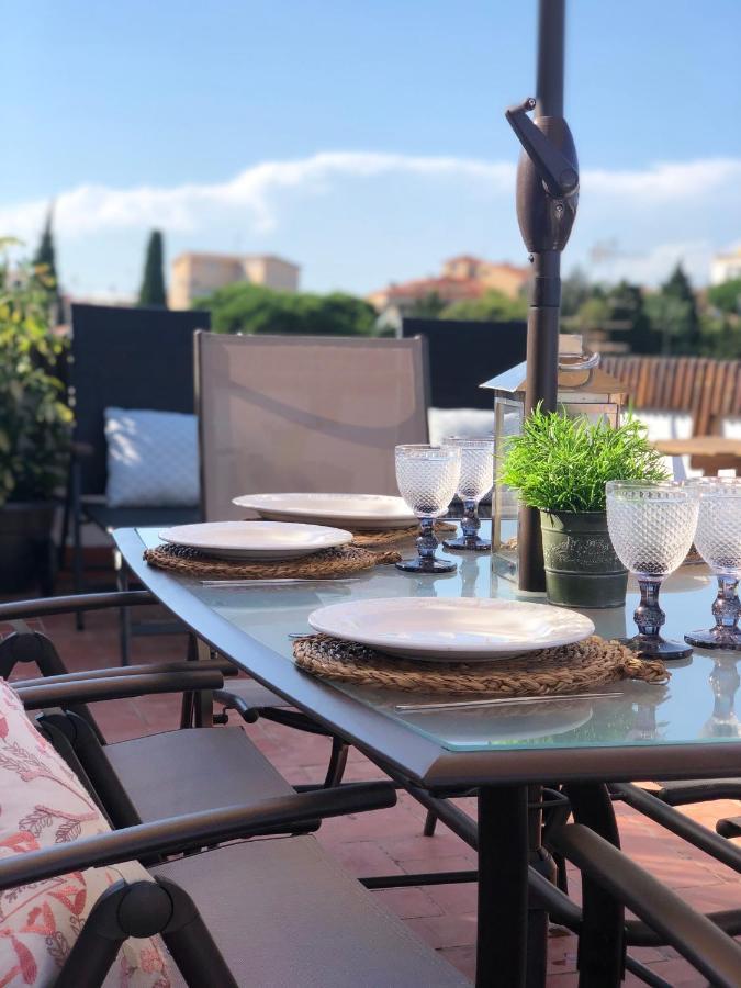 Apartamento Con Terraza Y Piscina En Мальграт-де-Мар Экстерьер фото